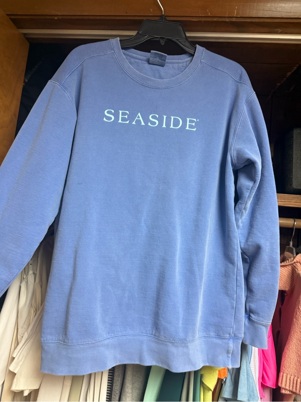 Comfort Colors Seaside Blue Crewneck Sweatshirt